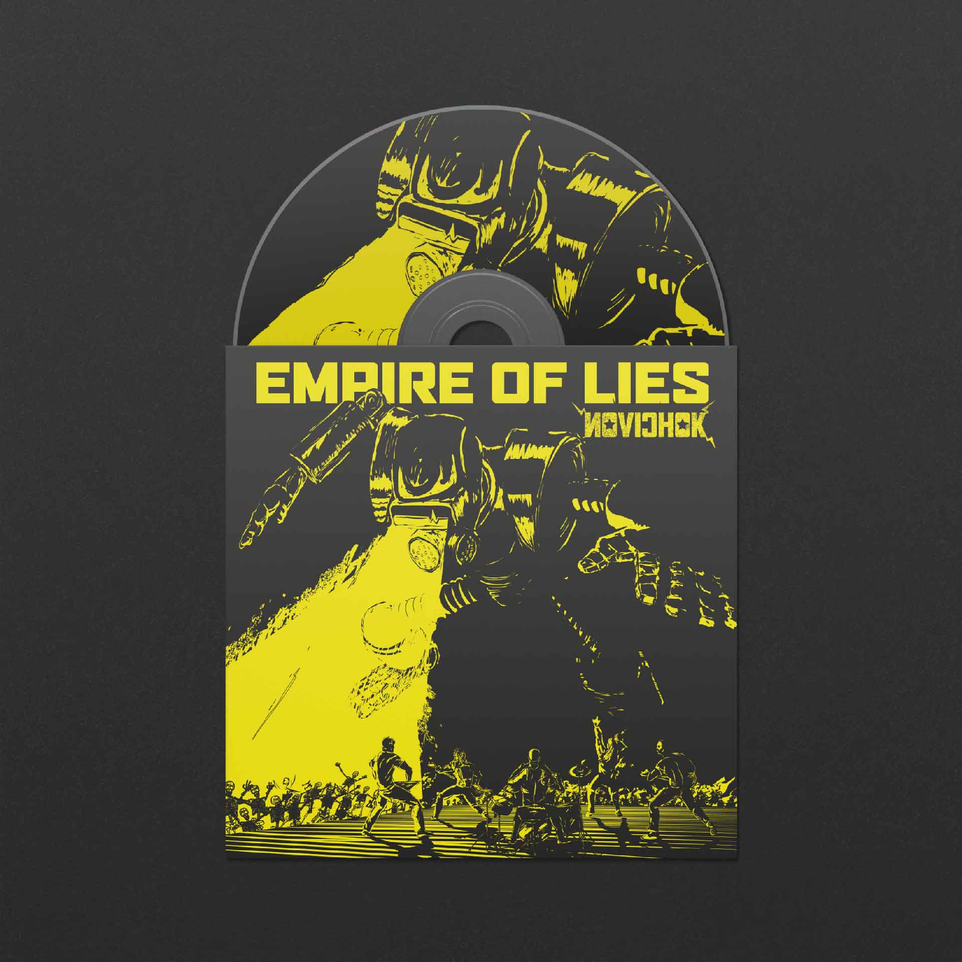 Novichok Empire of Lies CD design