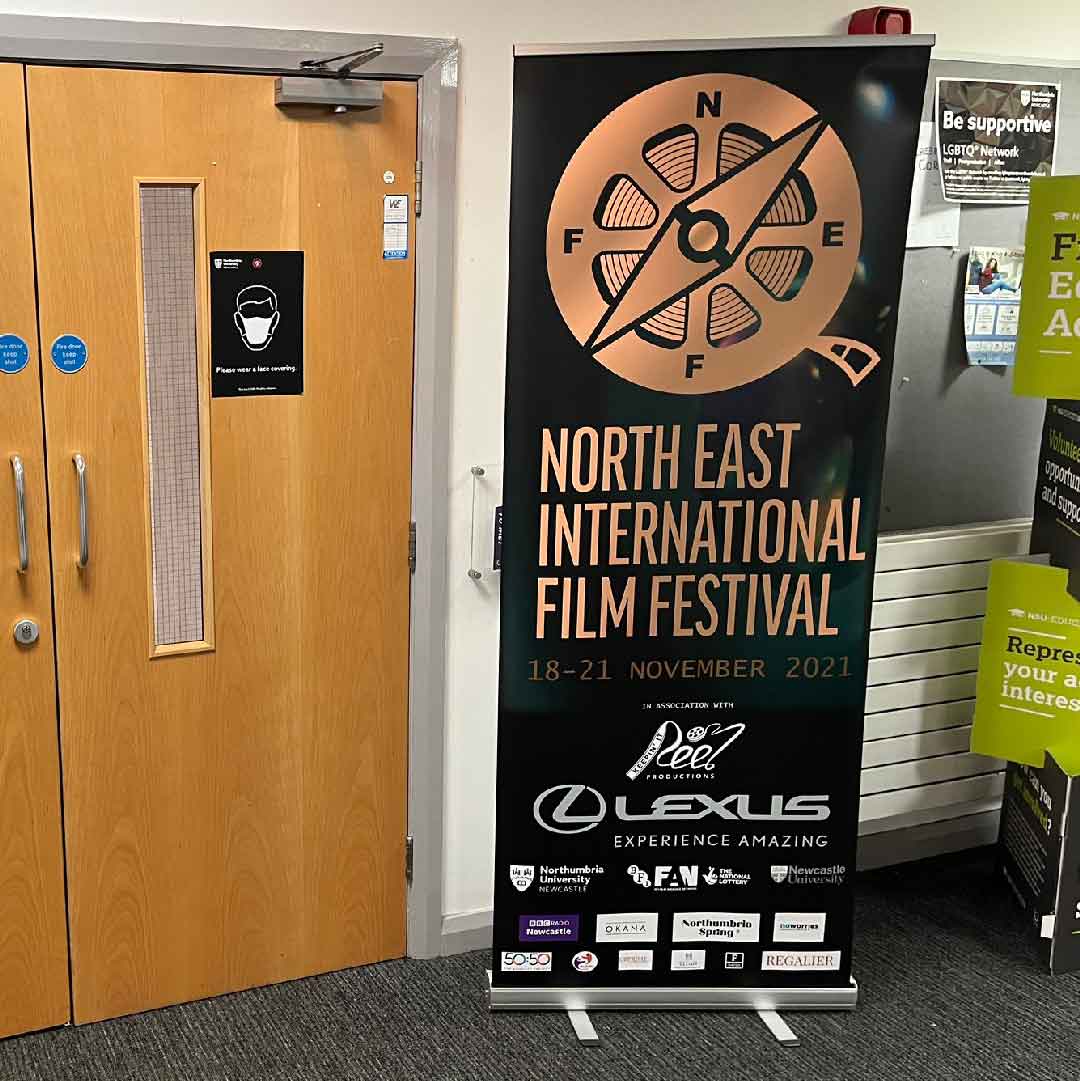 North East International Film Festival Roller Banner